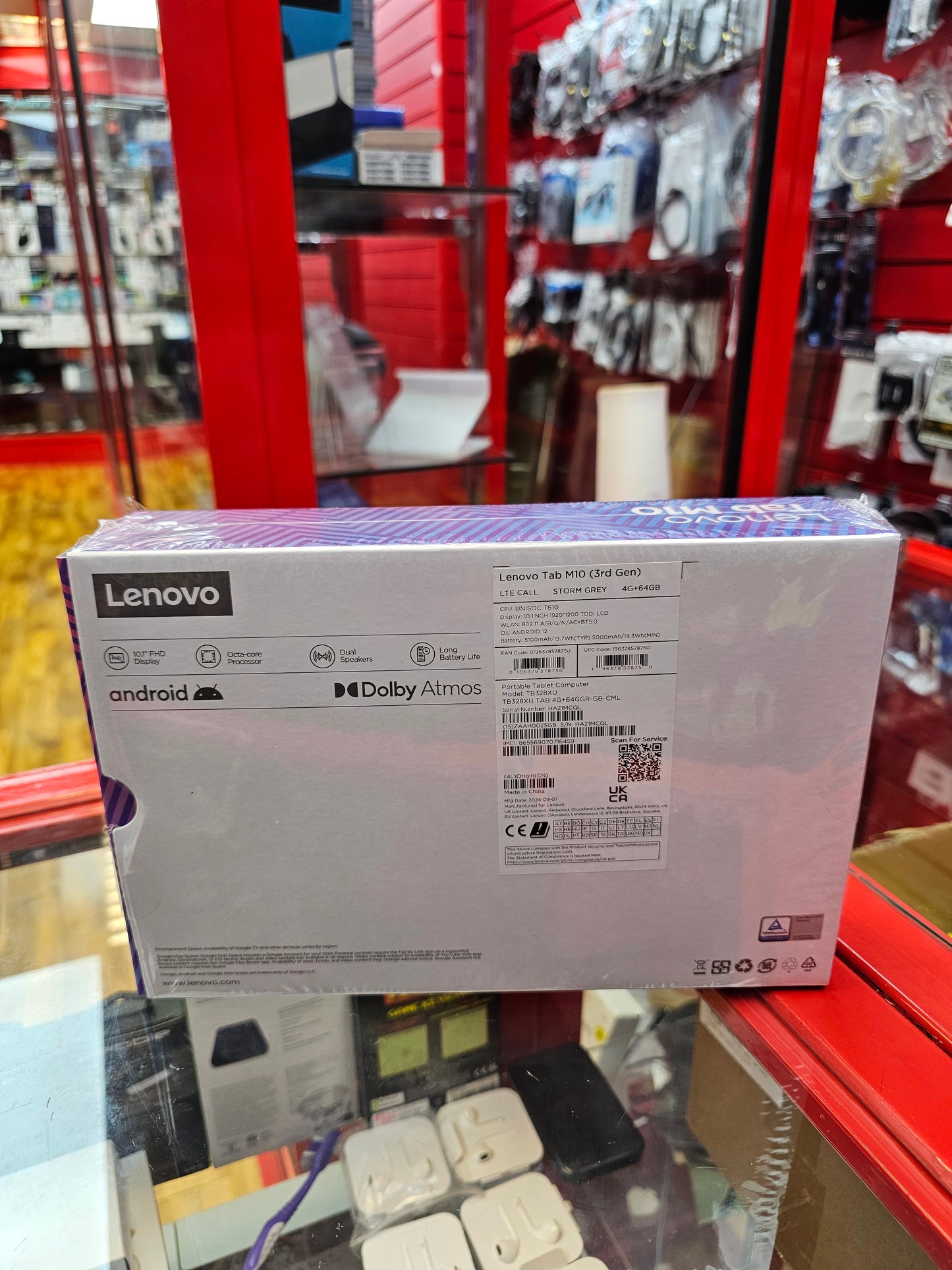 Lenovo M10 3rd Gen 10.1 Inch 64GB Wi-Fi Tablet – Grey