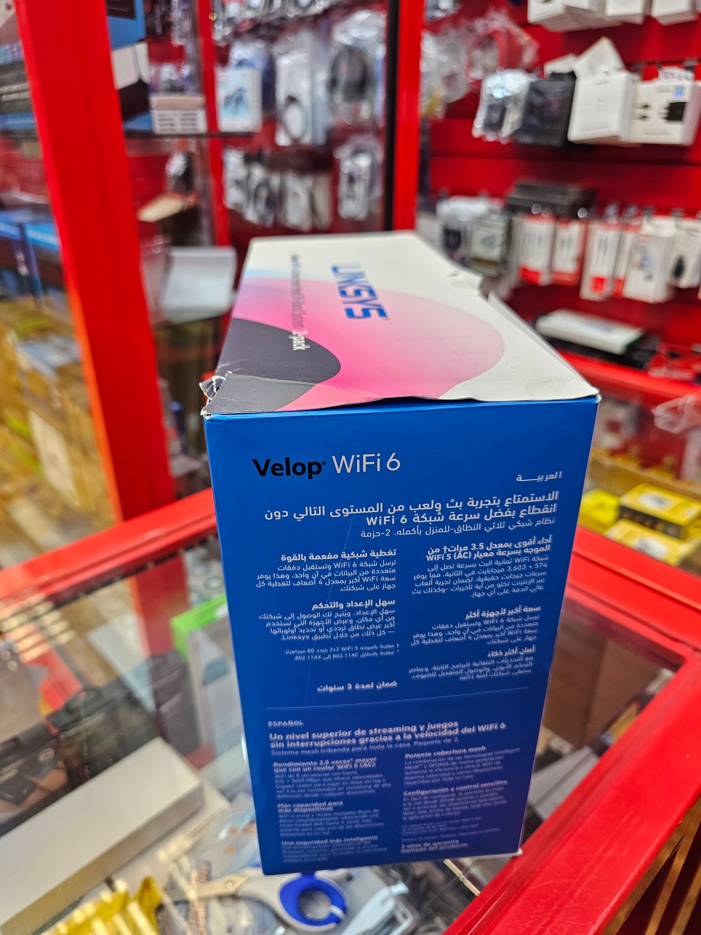 Linksys Velop WiFi 6 Whole Home Mesh Tri-Band System 2 Pack MX8400