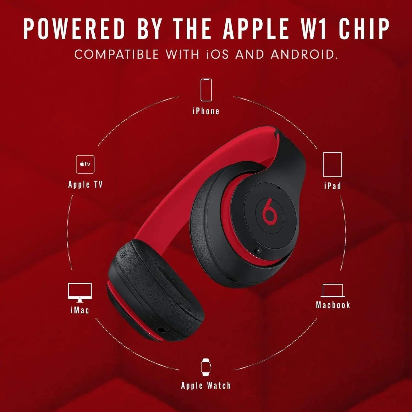 Beats Studio3 Wireless Noise Cancelling Over-Ear Headphones - Gadgo