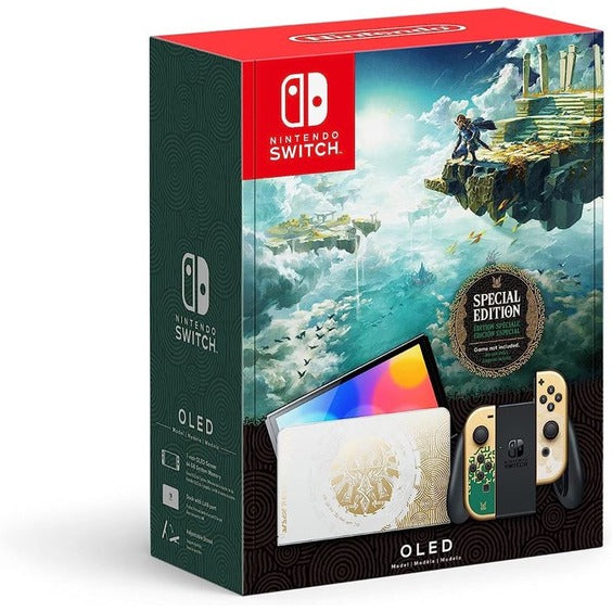 Nintendo Switch Oled Zelda Tears Of The Kingdom Edition Console - Gadgo