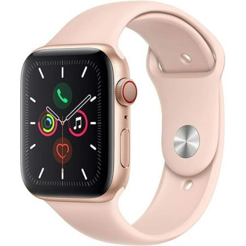 Apple Watch Series 5 (Cellular) with Strap, Gold Aluminium, 44mm - Gadgo