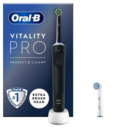 Oral-B Vitality Pro Cross Action Black Electric Toothbrush - Brand New