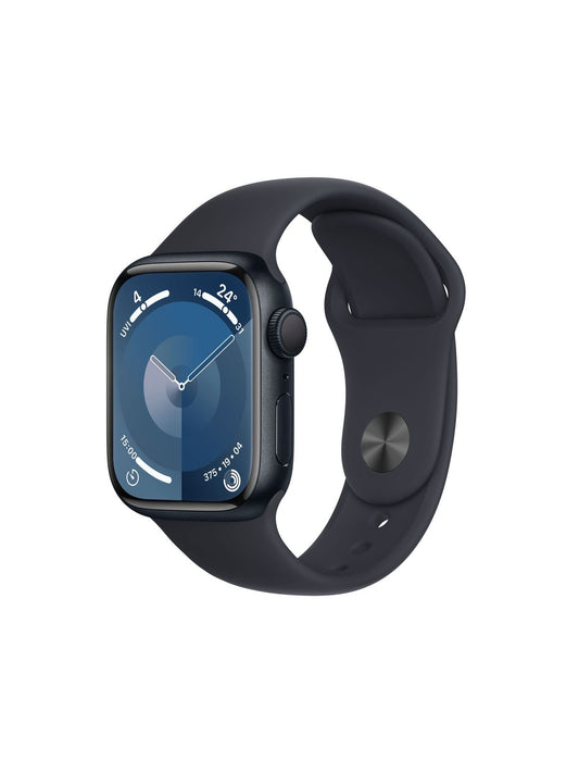 Apple Watch Series 9 (Cellular) with Strap, Midnight Aluminium, 41mm - Gadgo