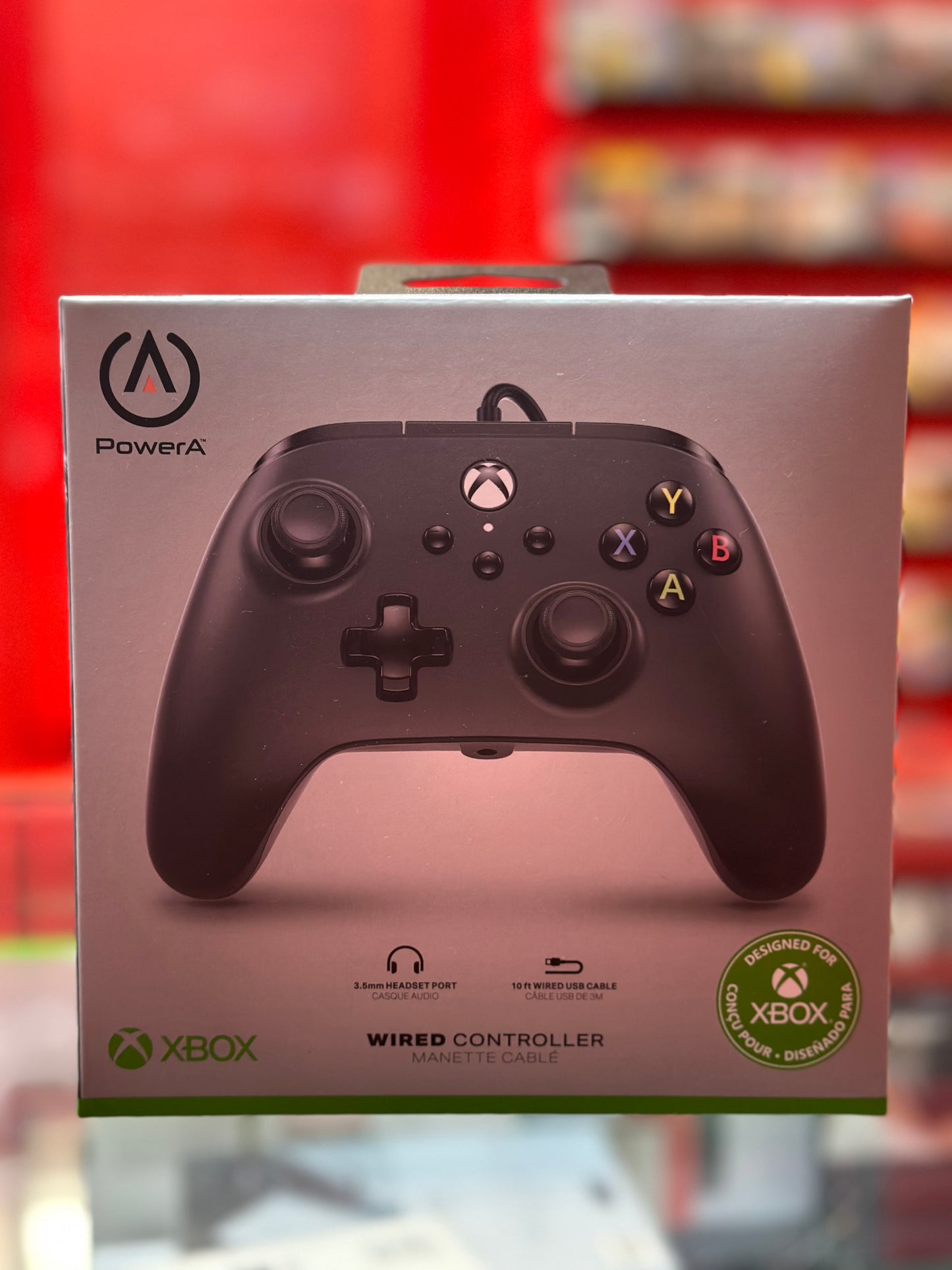 PowerA Xbox Series X/S & Xbox One Wired Controller - Black - Gadgo