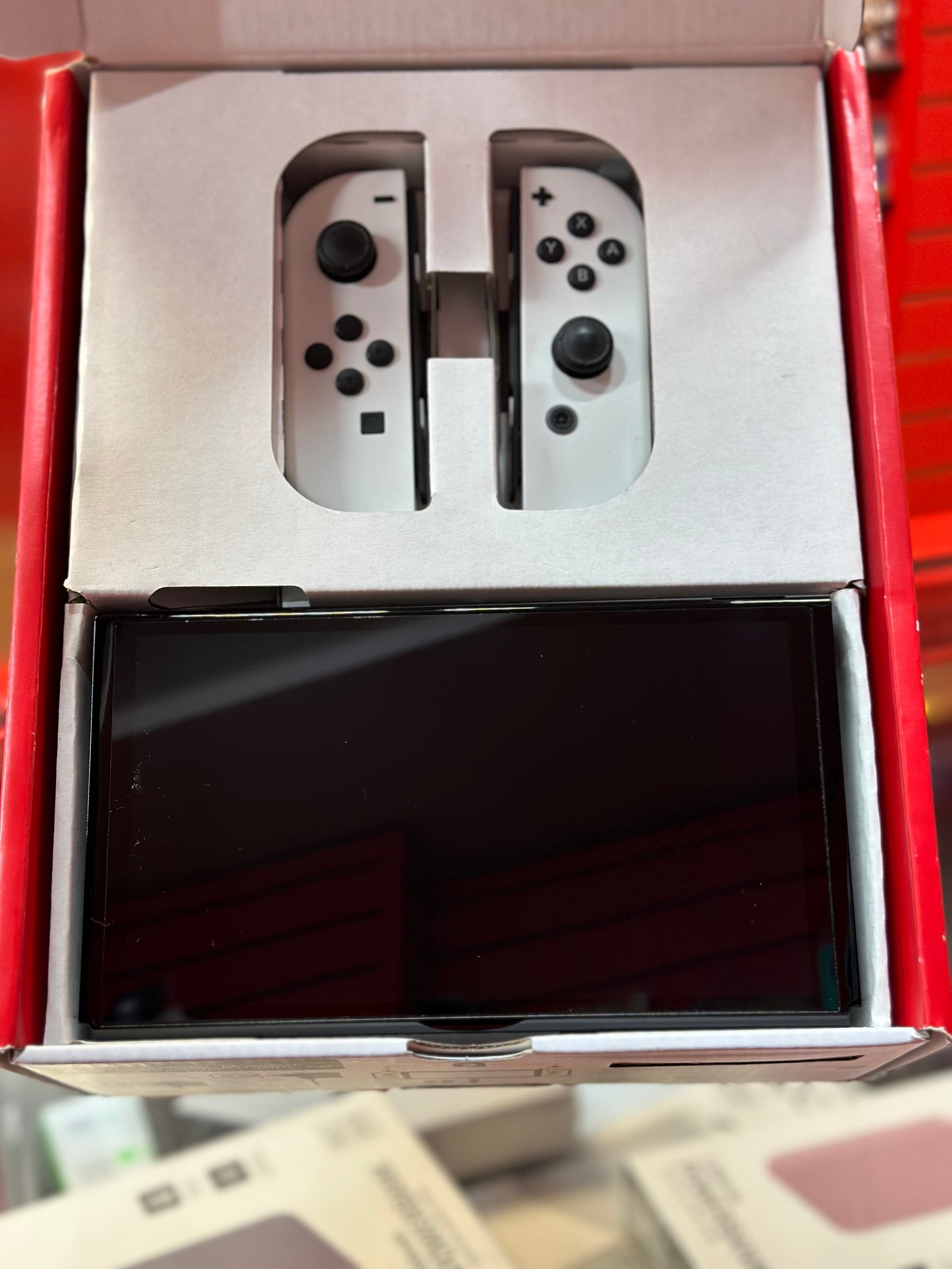 Nintendo Switch OLED Console 64GB White Boxed-Mint - Gadgo