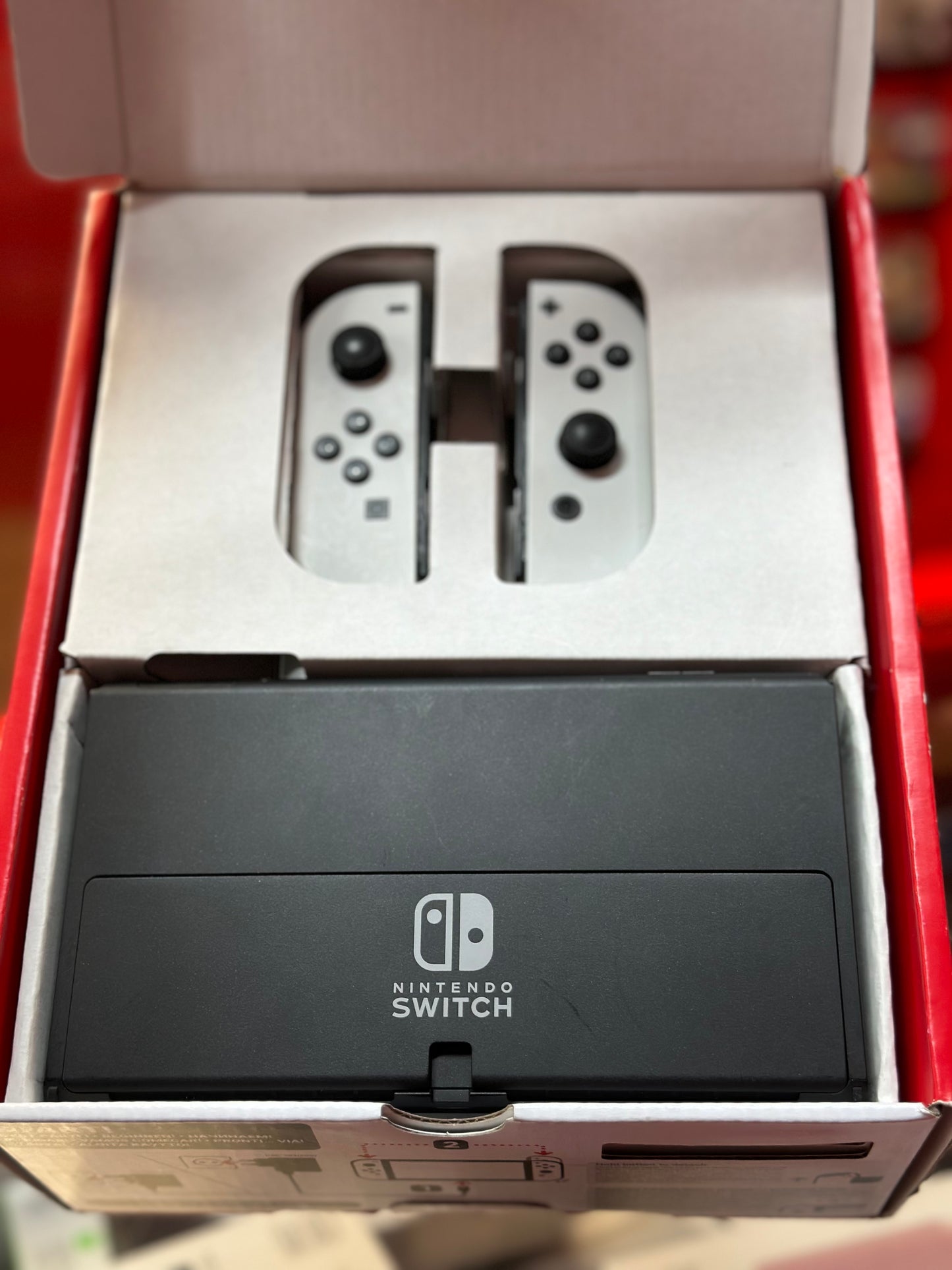 Nintendo Switch OLED Console 64GB White Boxed-Mint - Gadgo