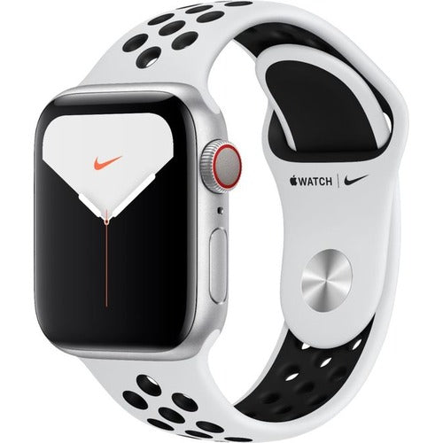 Apple Watch Series 5 (Cellular) Silver Aluminium Pure Platinum / Nike Sport 40mm - Gadgo