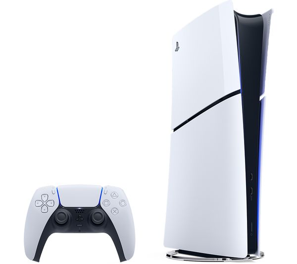 Playstation 5 Slim Digital Edition Console, 1TB, White - Gadgo