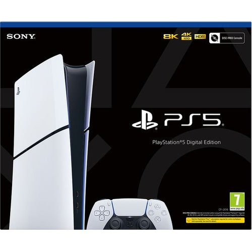 Playstation 5 Slim Digital Edition Console, 1TB, White - Gadgo