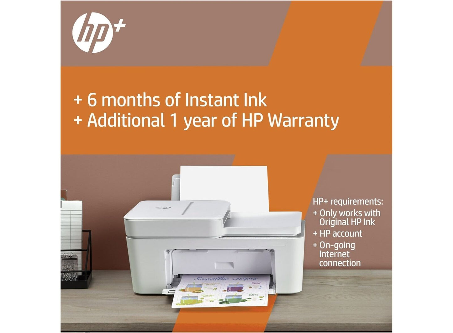 HP DeskJet 4120e HP+ All-in-One Printer with 6 months Instant Ink - Gadgo